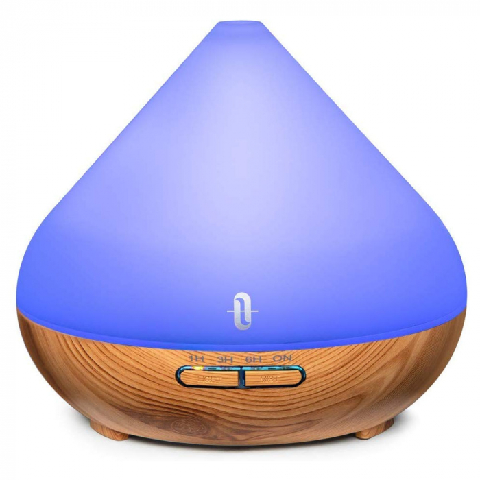 Difuzor aromaterapie uleiuri esentiale cu Ultrasunete TaoTronics, LED 7 culori [10]