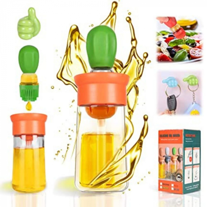 Dispenser Ulei 2 in 1, cu pensula din silicon [12]
