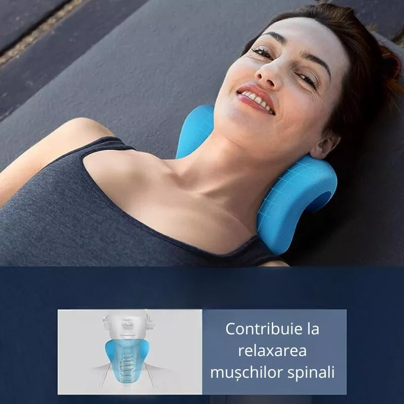 Dispozitiv perna cervicala pentru relaxarea Gatului si umerilor [6]