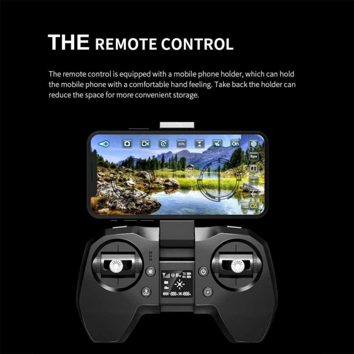Drona Smart Visuo cu gps, Follow-Me, camera 4K cu transmisie live pe smartphone [10]