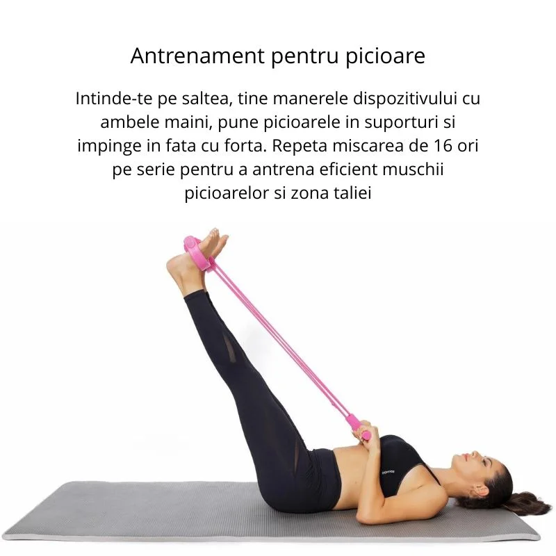 Extensor elastic Exercitii pentru abdomen [11]