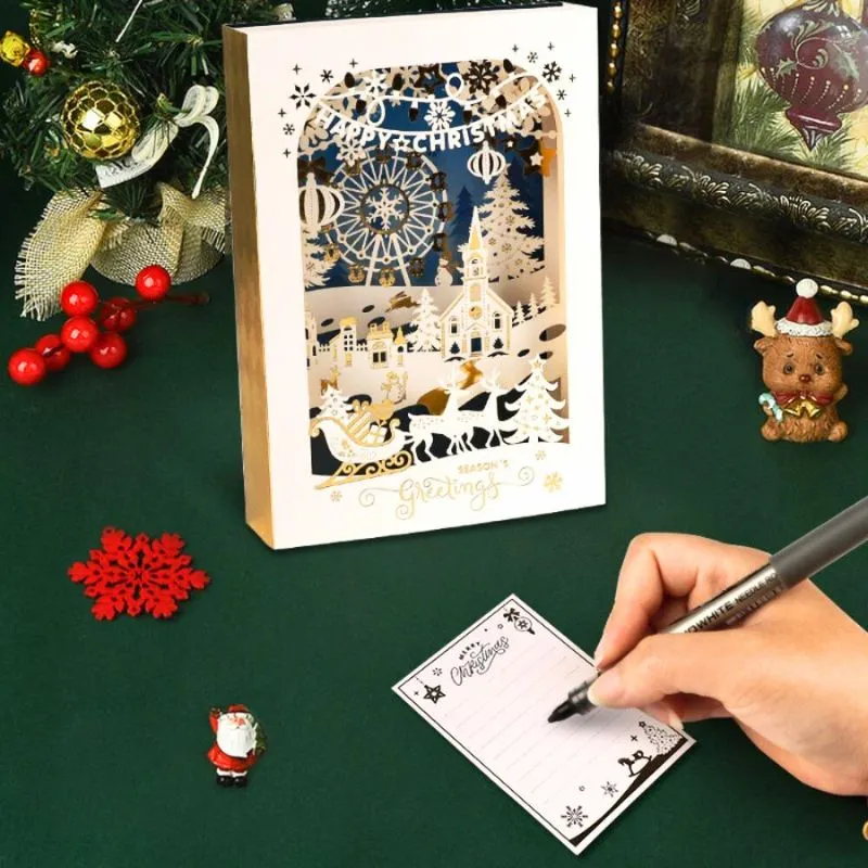Felicitare de Craciun 3D Magia Sarbatorilor [3]