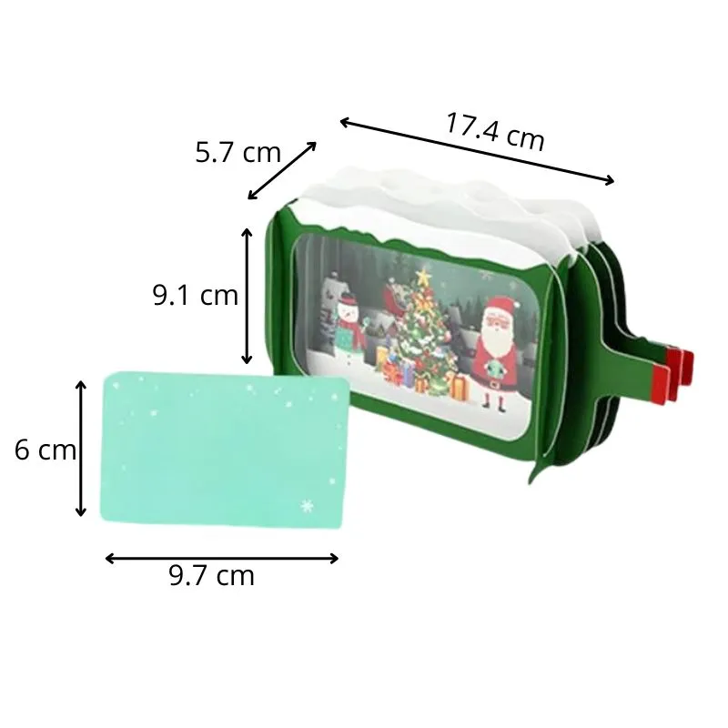 Felicitare de Craciun 3D Scrisoare in Sticla [9]