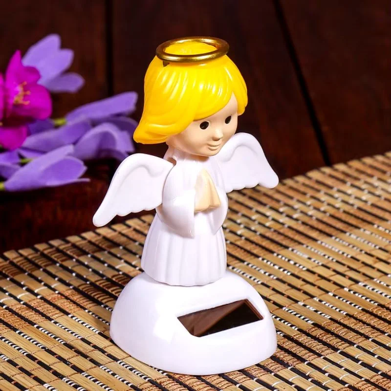 Figurina solara Ingeras cu aripi [2]