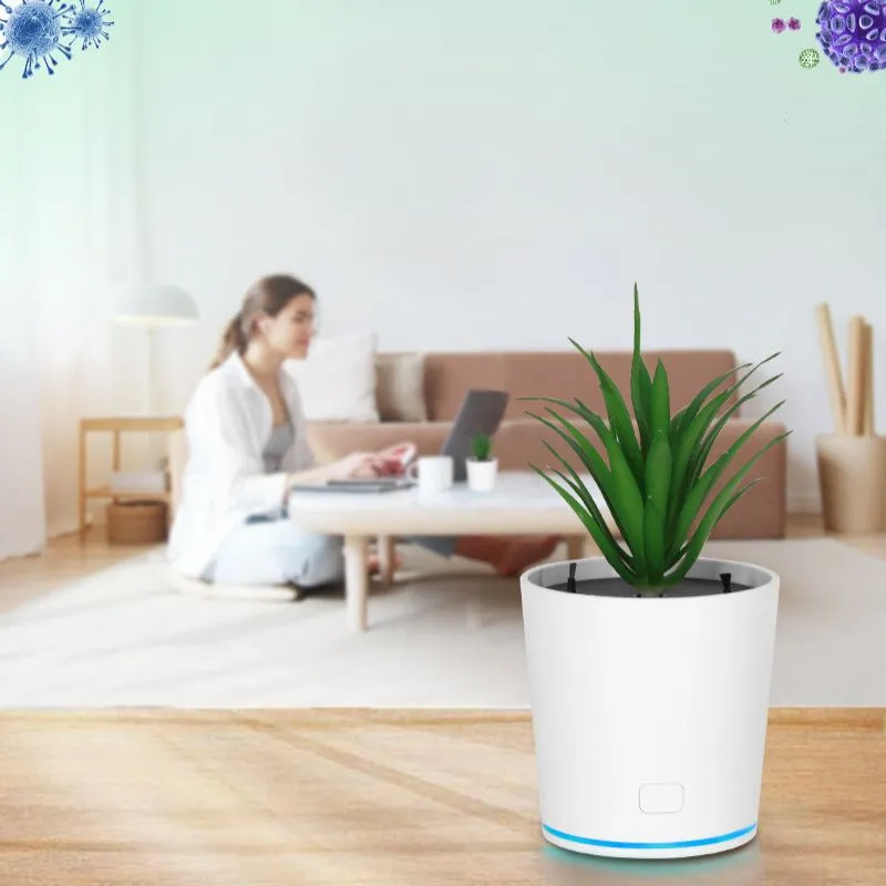 Ghiveci purificator de aer cu USB [2]