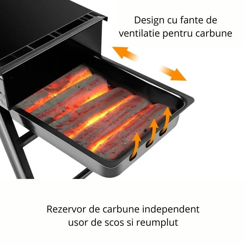 Gratar portabil dreptunghiular [5]