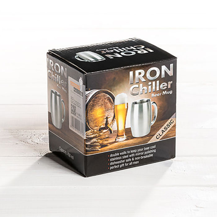 Halba de bere cu racire Iron Chiller, Clasic, 450 ml [4]