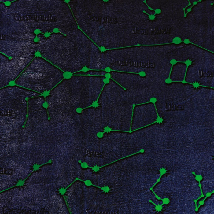 Hanorac patura cu gluga, Iluminat, Constelatii, 240g/mp [2]
