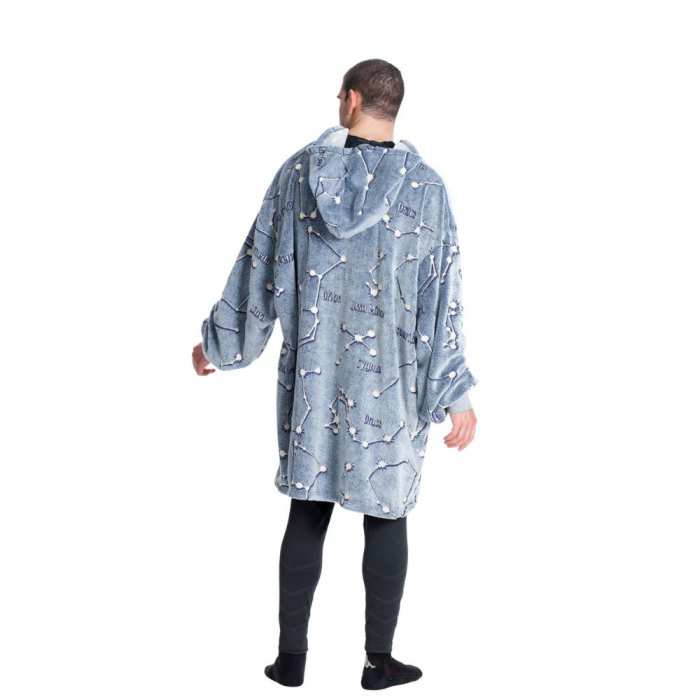 Hanorac patura cu gluga, Iluminat, Constelatii, 240g/mp [7]