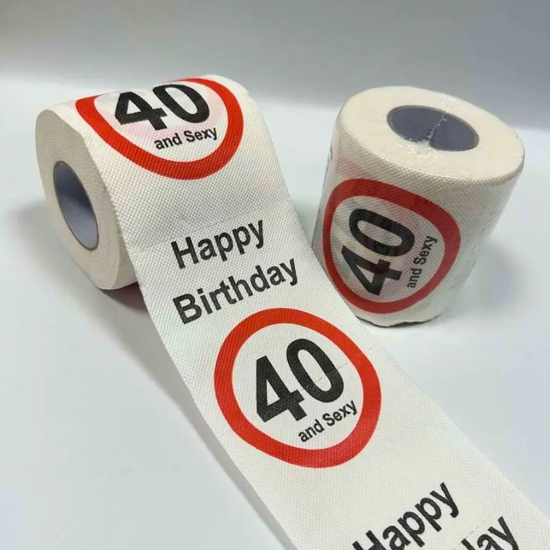 Hartie igienica amuzanta Aniversare 40 de ani [4]