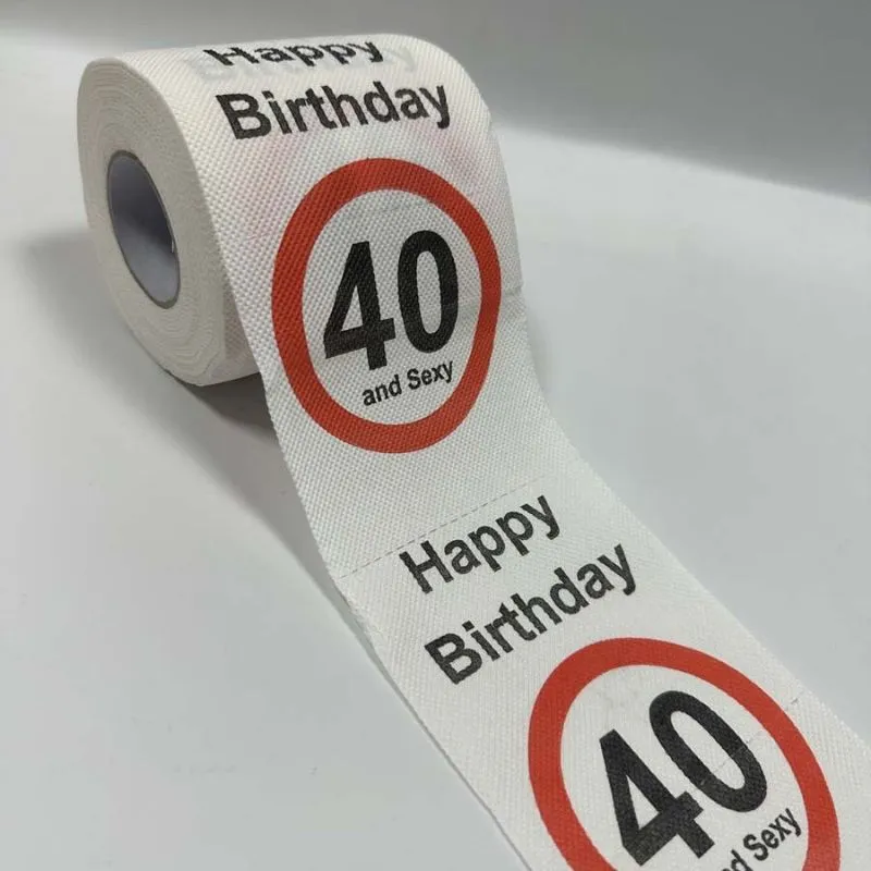 Hartie igienica amuzanta Aniversare 40 de ani [3]