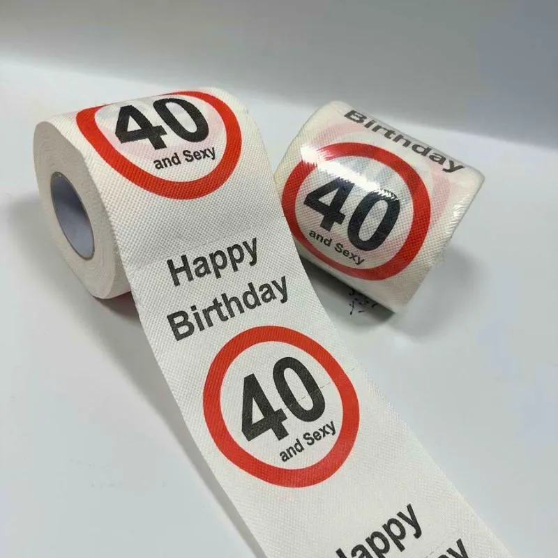 Hartie igienica amuzanta Aniversare 40 de ani [2]
