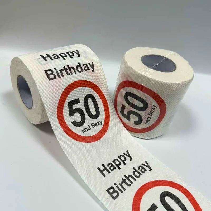 Hartie igienica amuzanta Aniversare 50 de ani [5]