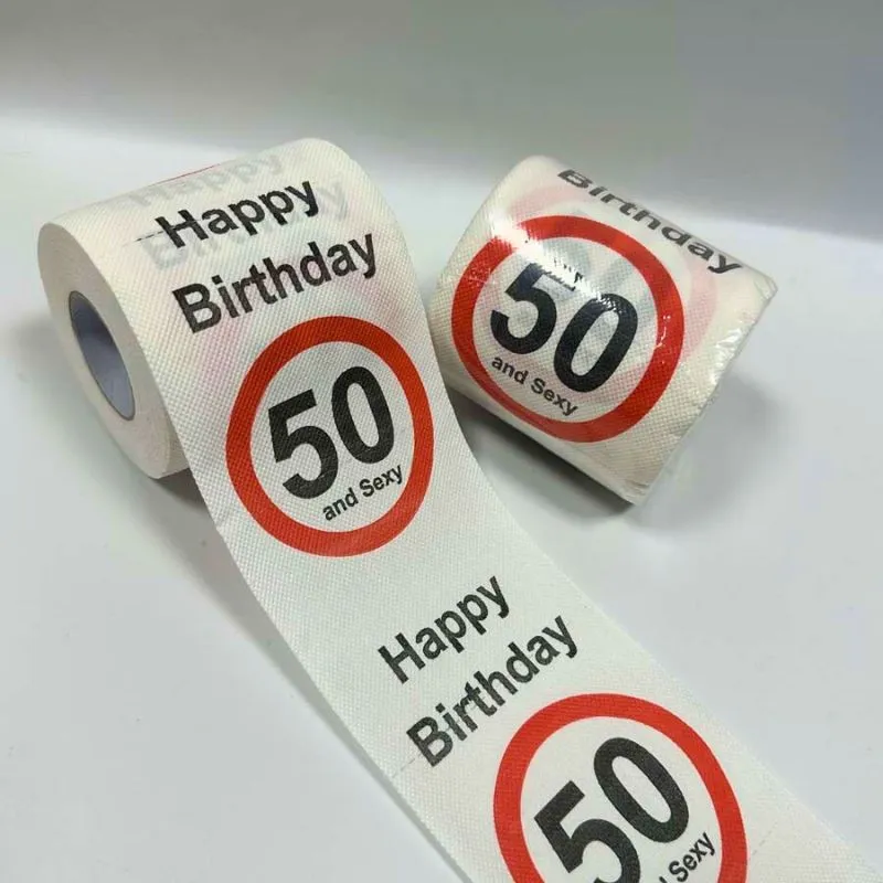 Hartie igienica amuzanta Aniversare 50 de ani [2]