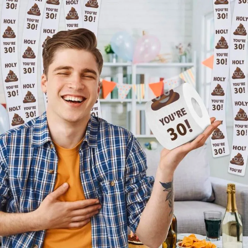 Hartie igienica cu mesaj Funny Aniversare 30 de ani [2]