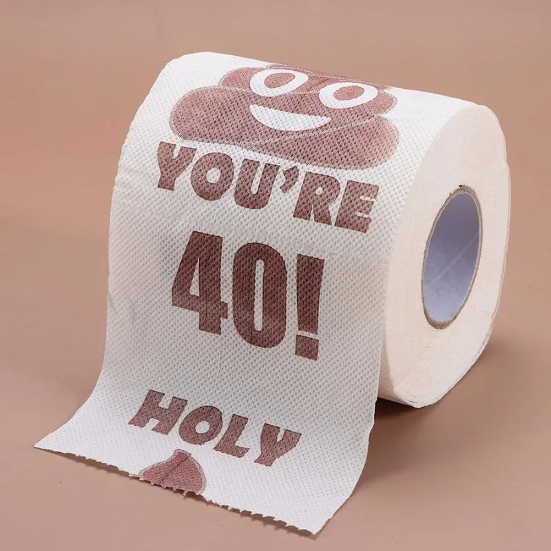 Hartie igienica cu mesaj Funny Aniversare 40 de ani [7]