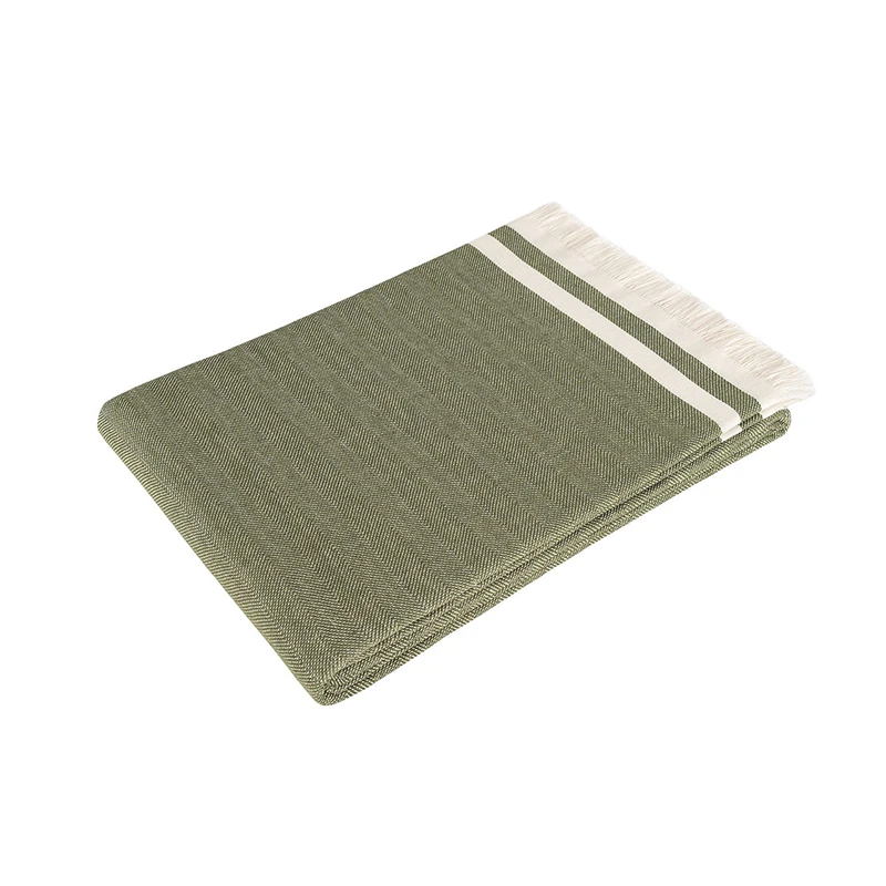 Husa canapea, bumbac, verde, 170x230 cm, stil modern [2]