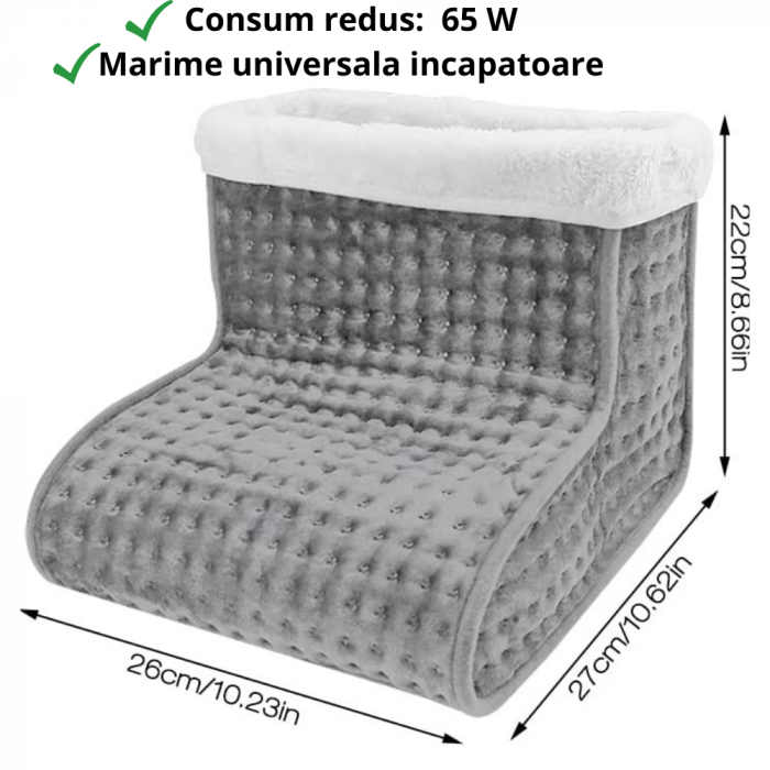 Incalzitor picioare Cizma electrica dubla [5]
