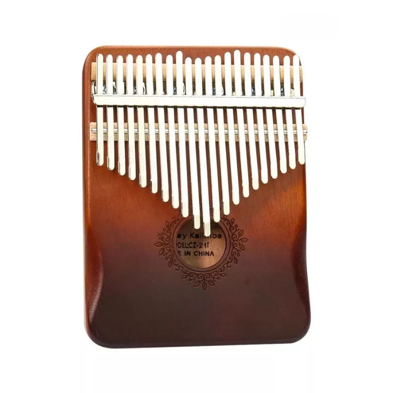 Instrument muzical Kalimba cu 21 note, pian cu degete si husa [9]