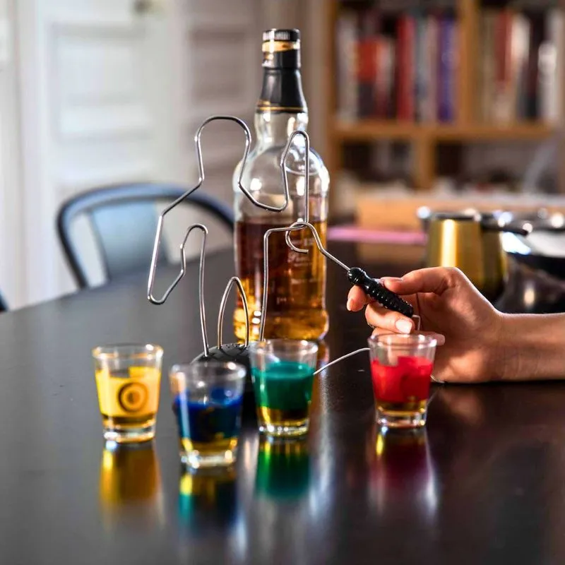 Joc de baut cu 4 pahare Hot Wire [2]