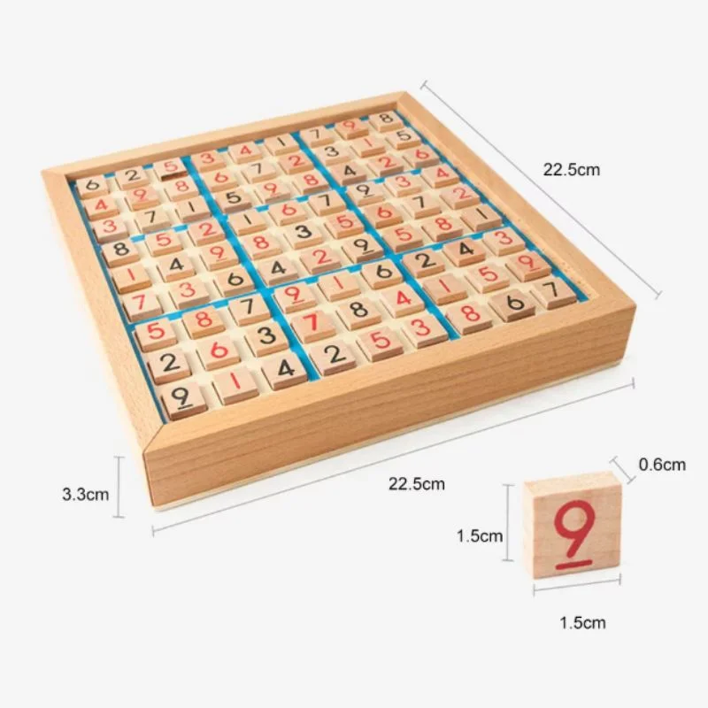 Joc logic Sudoku din lemn [11]