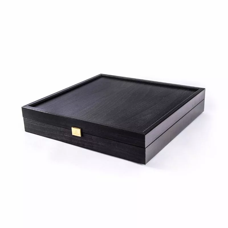 Joc Sah Greek Mithology caseta 36 x 36 cm piese gold & silver si tabla de sah Bronze Turquoise [6]