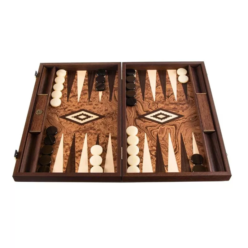 Joc table backgammon, Design Nuc