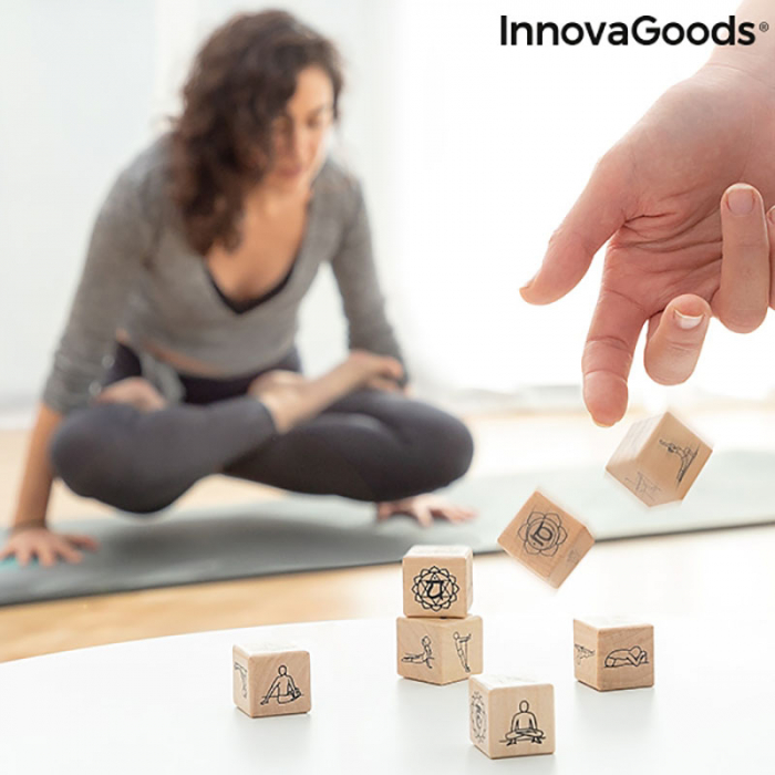 Yoga Game cu zaruri din lemn [2]