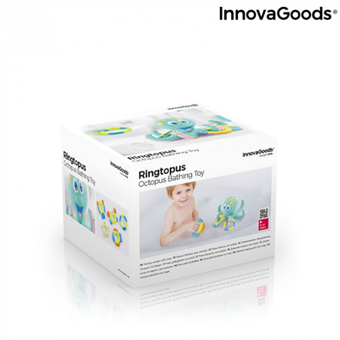 Jucarie de baie Caracatita cu inele Ringtopus [9]