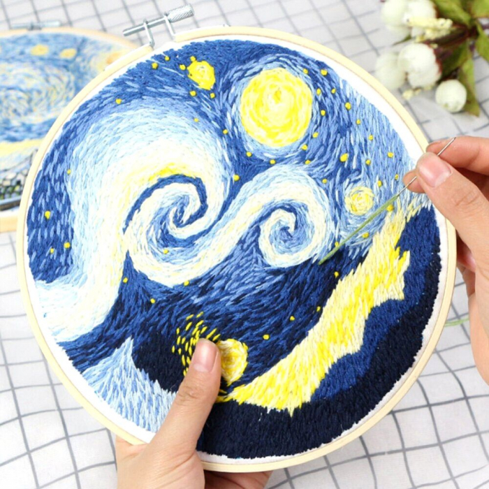 Kit Broderie DIY, Cosmos [5]