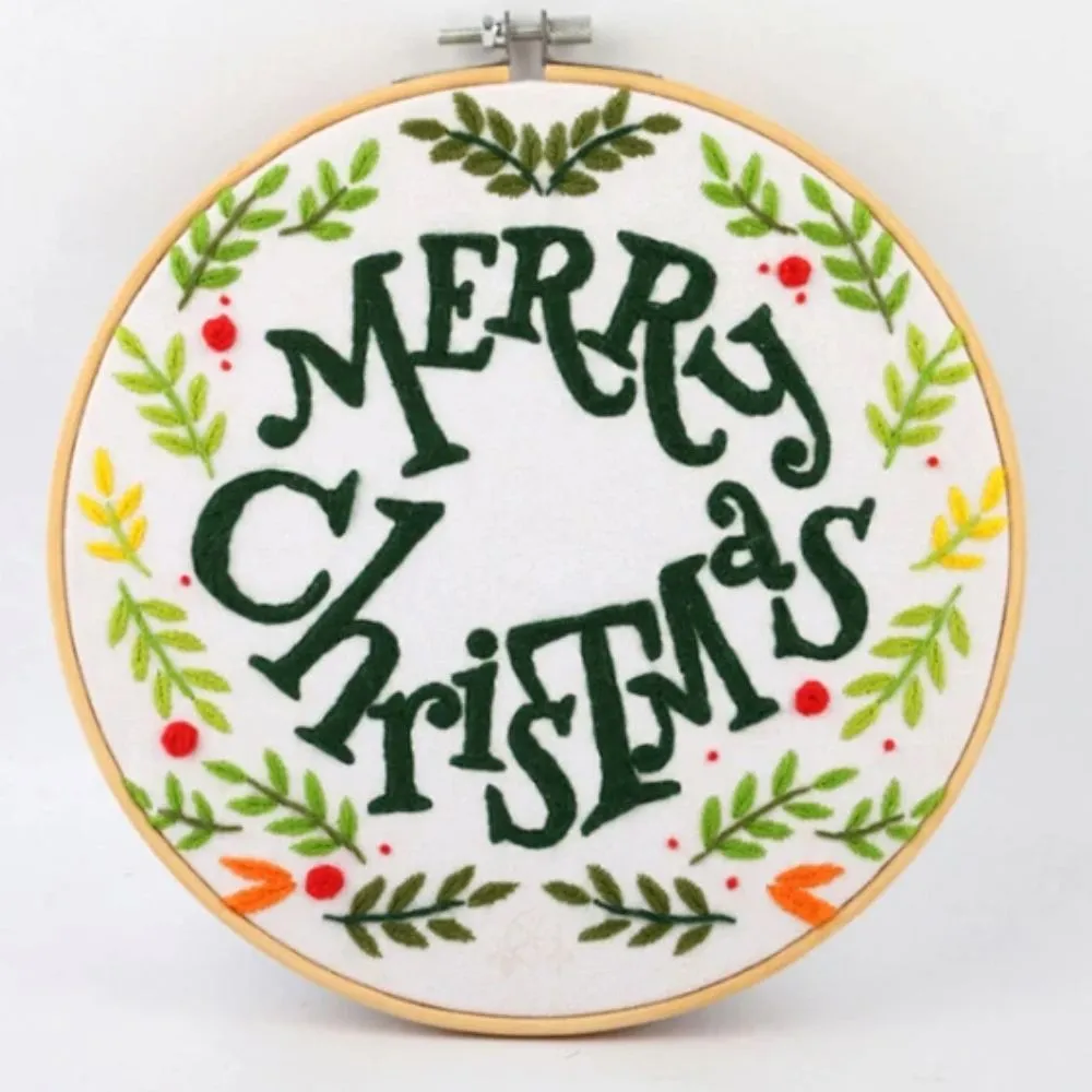 Kit Broderie DIY de Craciun, Merry Christmas [9]