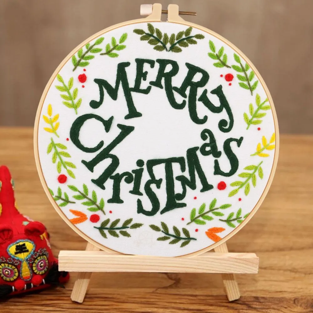 Kit Broderie DIY de Craciun, Merry Christmas [3]