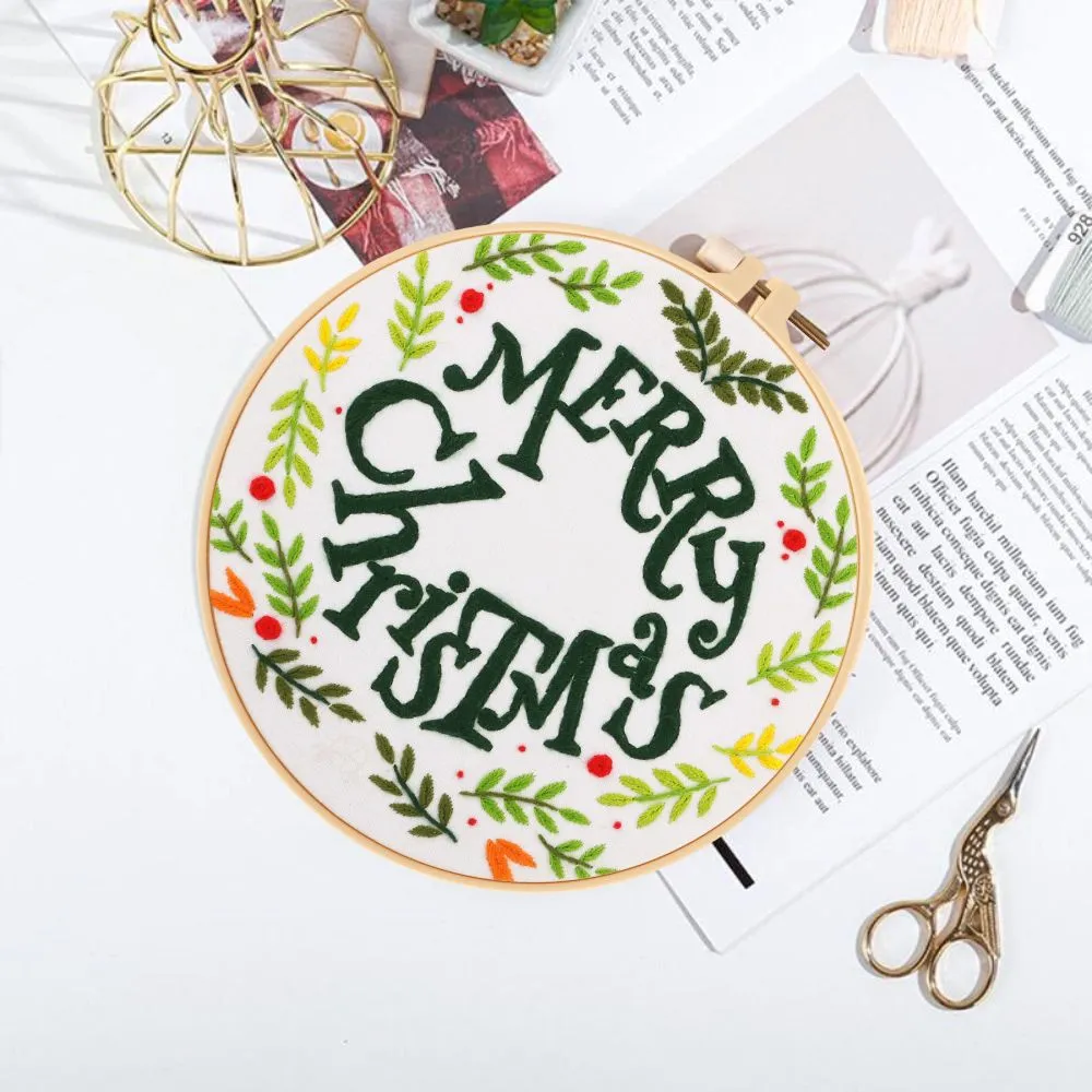 Kit Broderie DIY de Craciun, Merry Christmas [7]