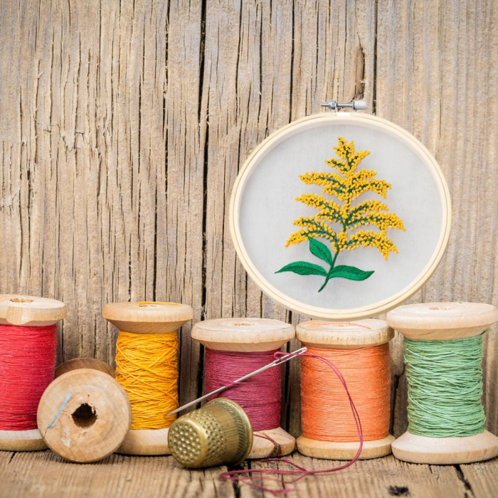 Kit Broderie DIY, Floare Lumina [4]