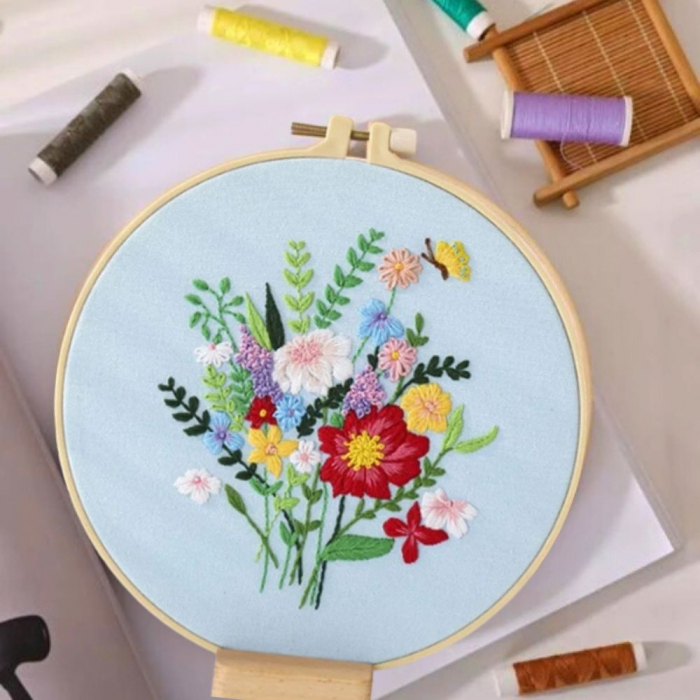 Kit Broderie DIY, Flori - Dans pentru soare [3]