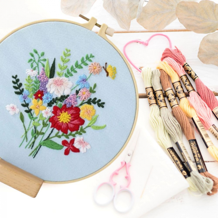 Kit Broderie DIY, Flori - Dans pentru soare [4]