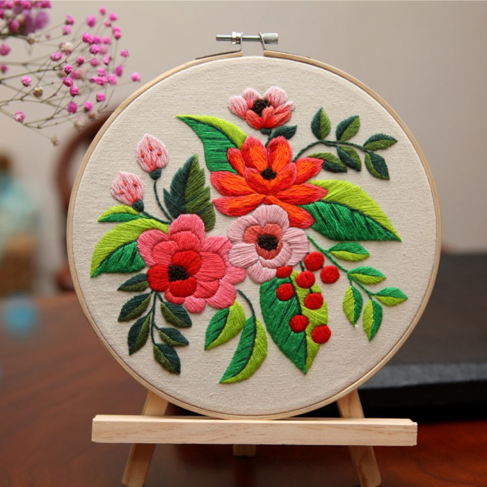 Kit Broderie DIY, Florile iubirii [2]