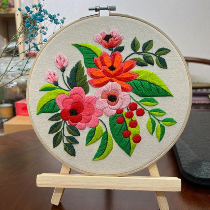 Kit Broderie DIY, Florile iubirii [4]