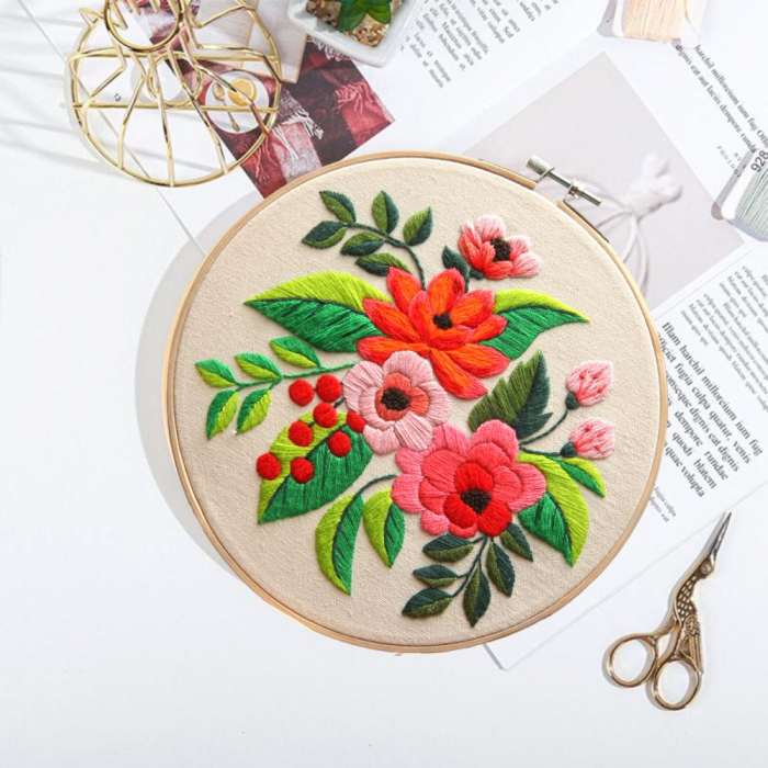 Kit Broderie DIY, Florile iubirii [6]