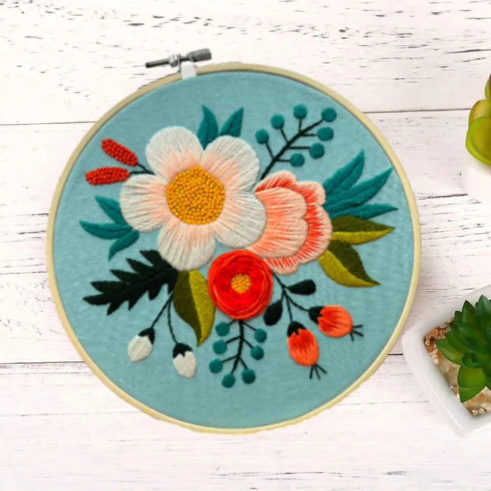 Kit Broderie DIY, Inspiratie cu flori [4]