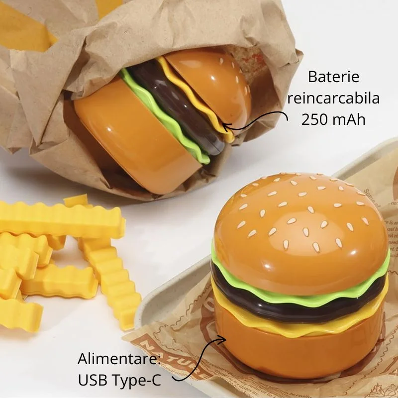 Lampa amuzanta Hamburger cu ascutitoare [10]