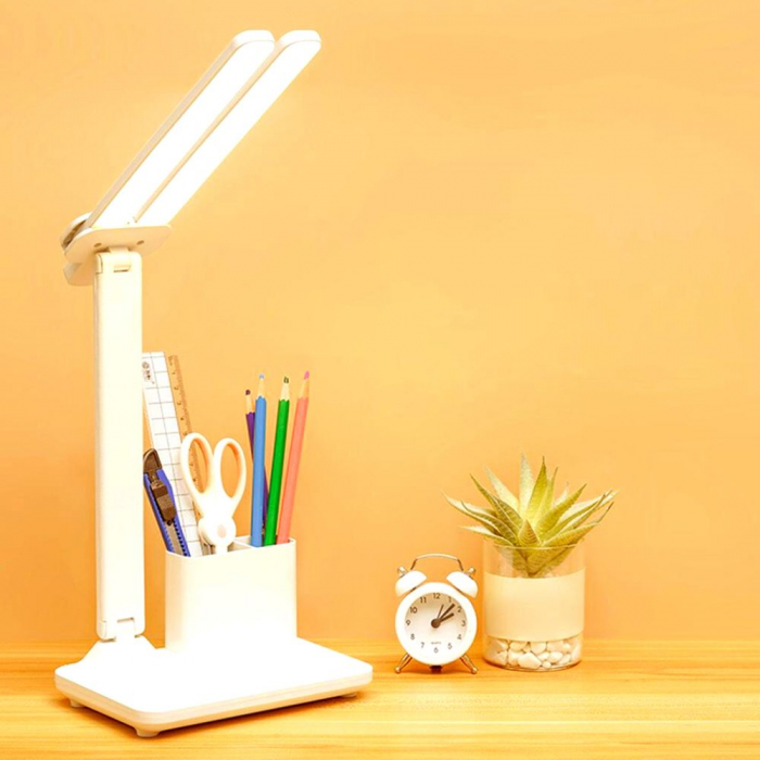 Lampa birou cu suport instrumente de scris, Aripi [2]
