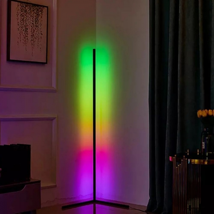 Lampa de colt XL - 140 cm, RGB Cool Effect [4]