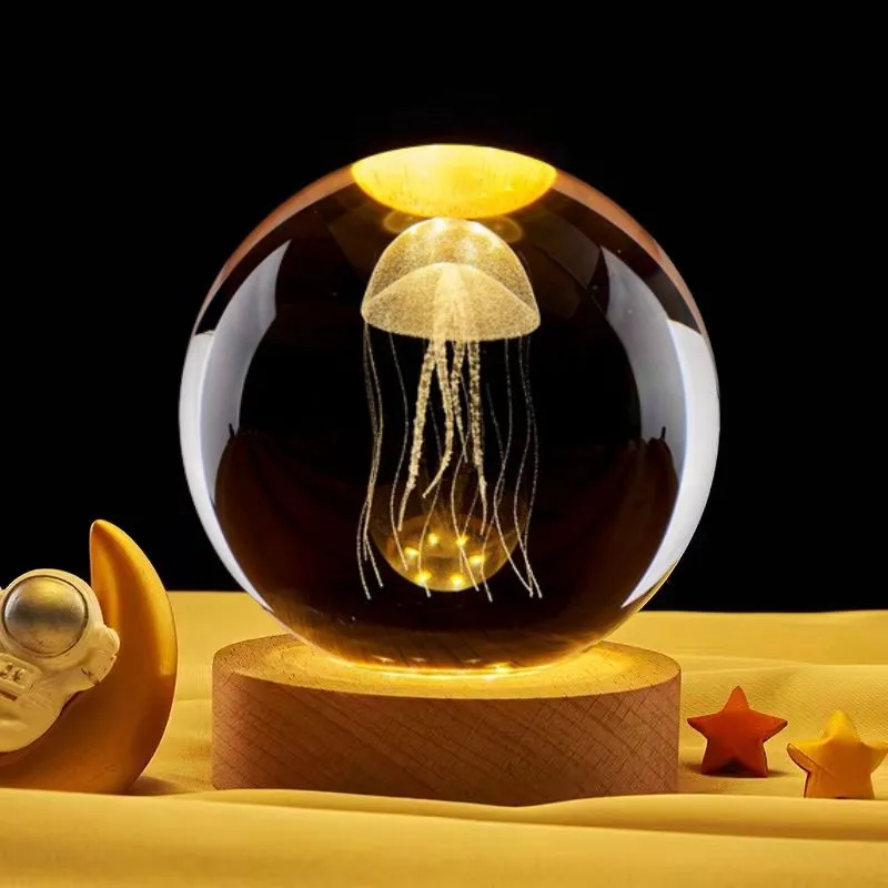 Lampa Glob de Cristal cu Meduze [3]