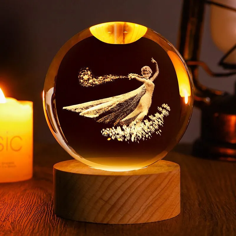 Lampa Glob de Cristal Zana Dansatoare [4]