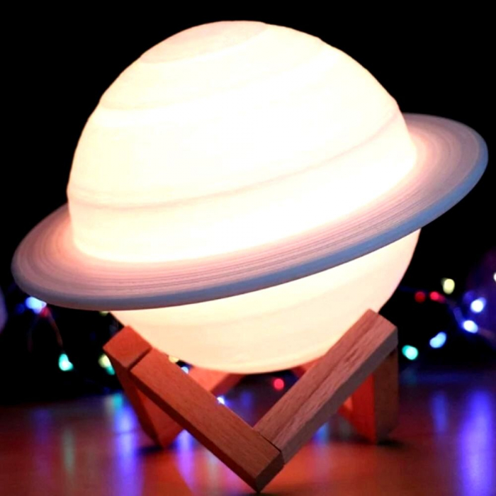 Lampa LED 3D, Saturn XL, 15cm, Steaua lui Ninib [4]