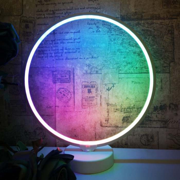 Lampa LED XL Rotunda - 32 cm, RGB Effect [10]