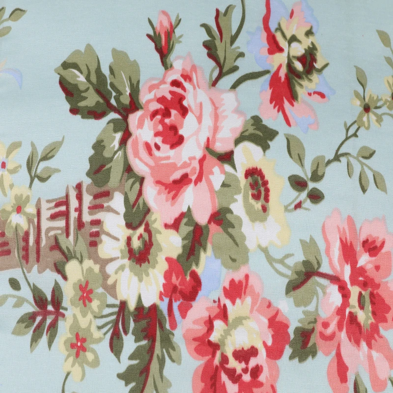 Lenjerie pat single, model floral, 160x220 cm, o husa de perna [5]
