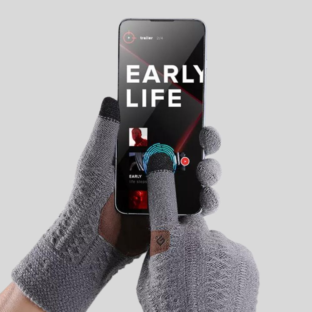 Manusi barbati iTouch screen sensitive, Tricot palm [5]