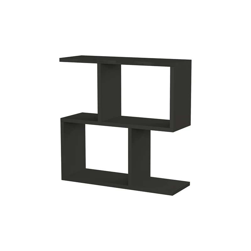 Masa laterala Mania antracit, moderna, cu spatiu de depozitare [3]